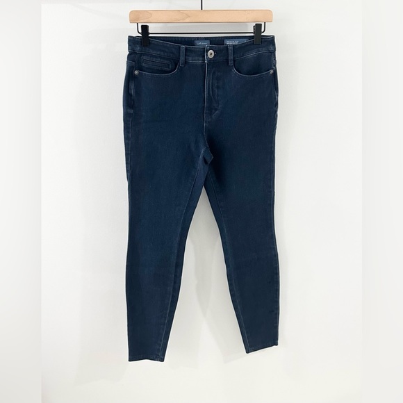 J. Jill Denim Premium Flex High Rise Leggings Dark Wash Size 6 - Picture 3 of 7